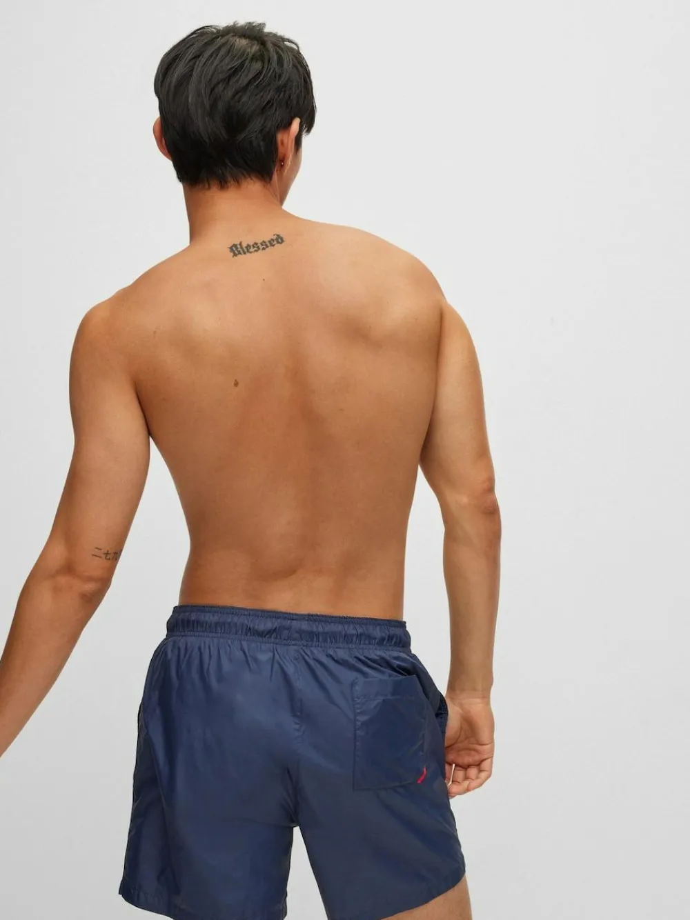 HUGO Contrast Logo Lined Swim Shorts^ Swimwear