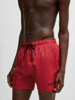 HUGO Contrast Logo Lined Swim Shorts^ Swimwear