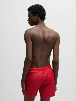 HUGO Contrast Logo Lined Swim Shorts^ Swimwear