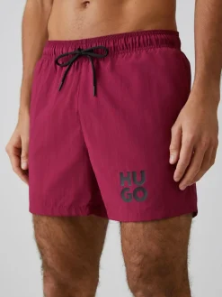 Clearance HUGO Paolo Swim Shorts Red