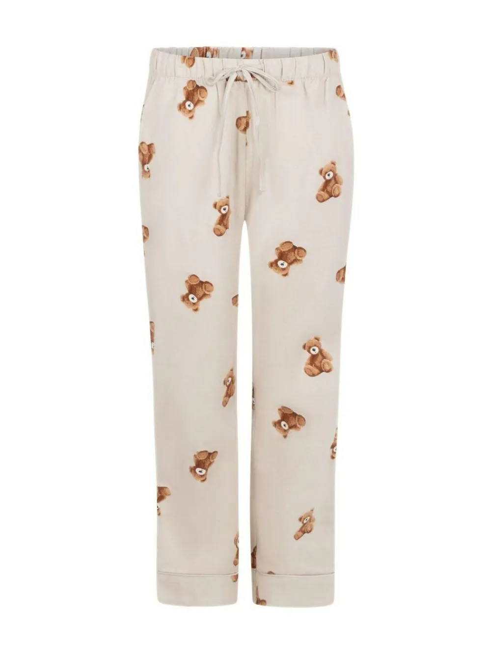 Hunkemoller Grey Flannel Straight Bear Joggers^Women Pyjamas