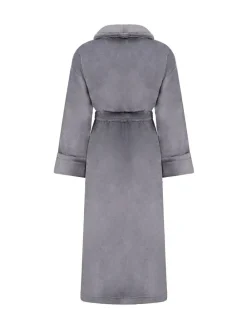 Sale Hunkemoller Soft Fleece Grey Bathrobe