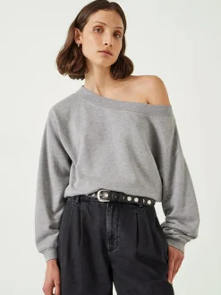 Online Hush Black Seren Studded Leather Belt