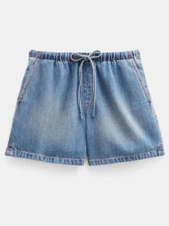 Best Hush Betty Pull On Denim Shorts Blue