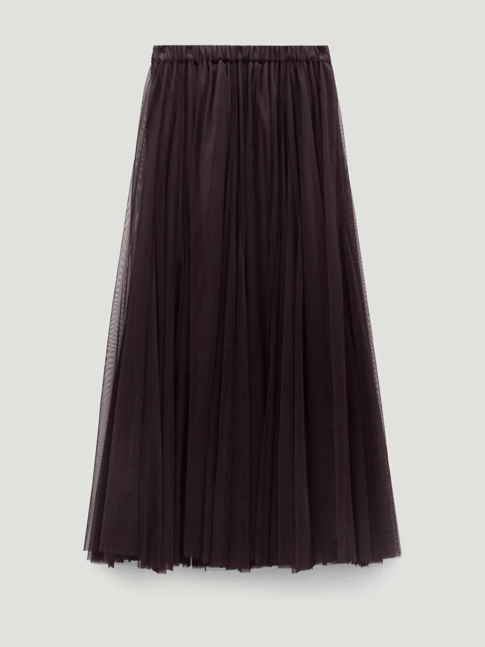 New Hush Millie Godet Skirt Brown