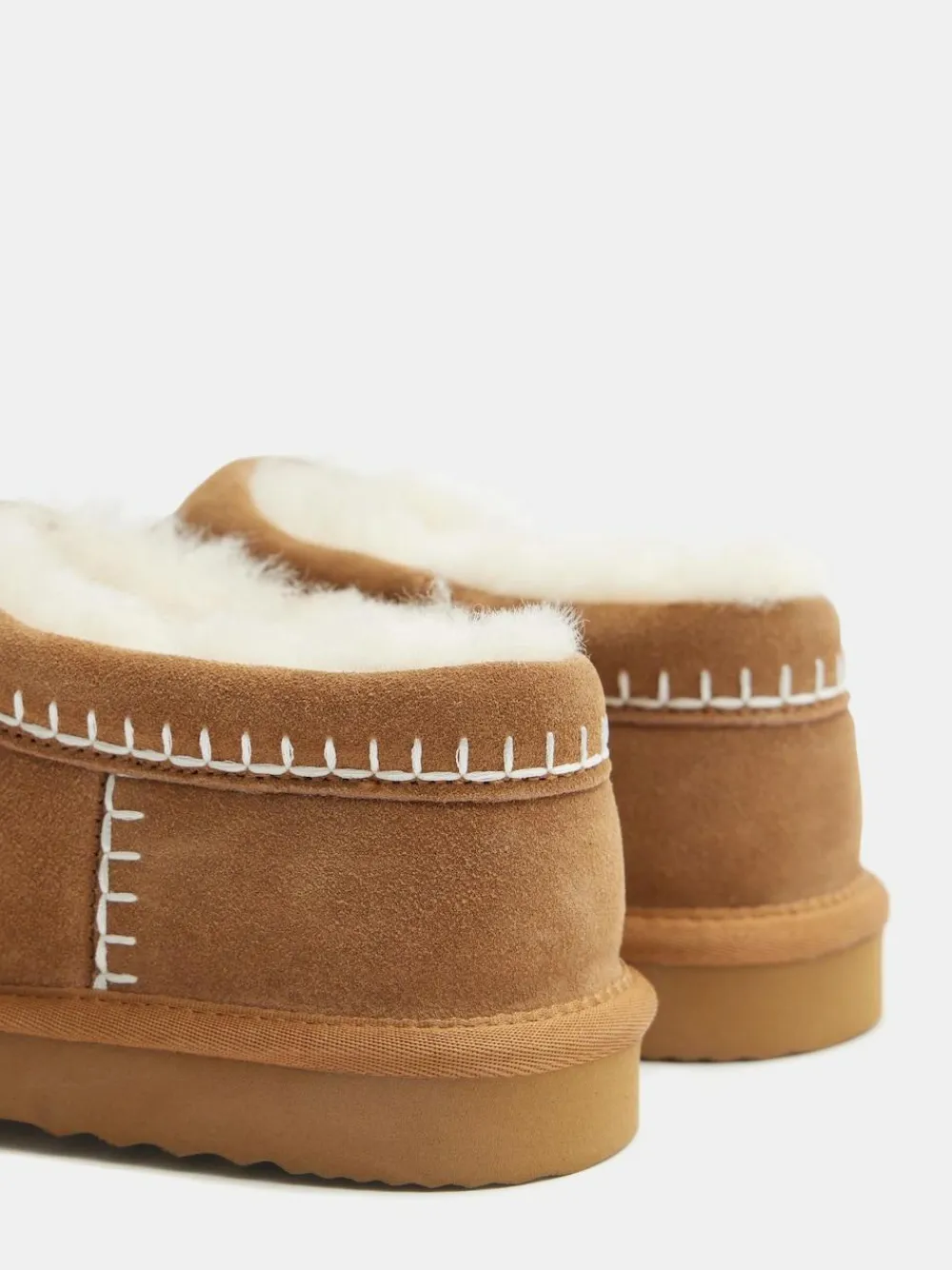 Hush Padded Collar Shearling Snug Slippers^Women Slippers