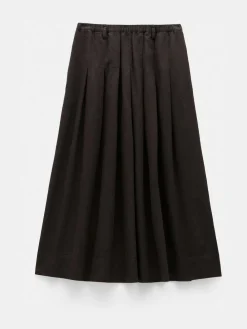Hush Ivy Pleated Linen Blend Midi Skirt^Women Skirts