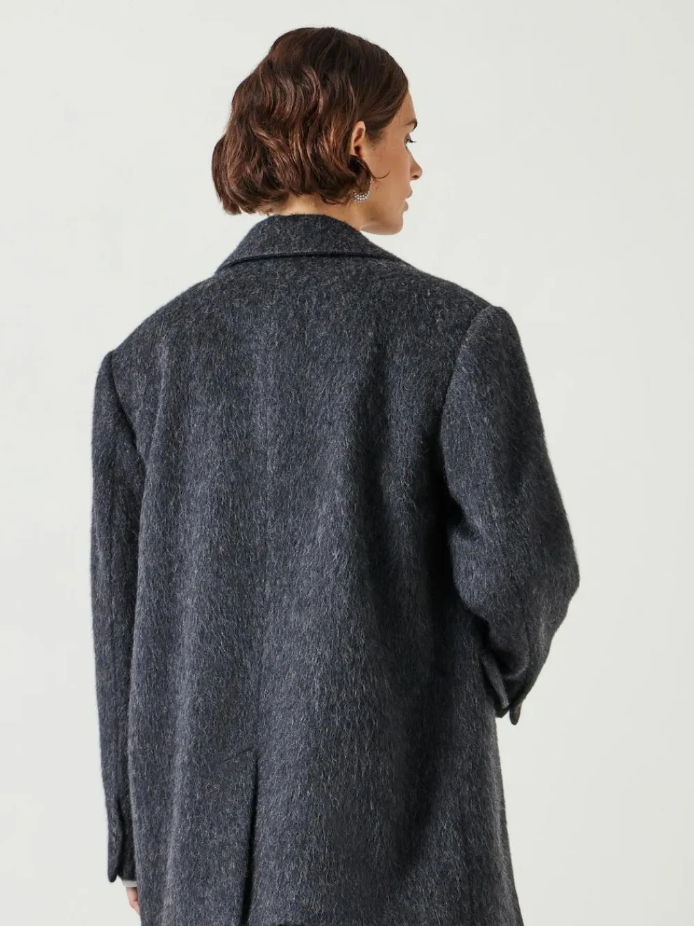 Sale Hush Jayde Italian Wool Blazer Grey Black