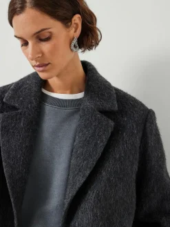 Sale Hush Jayde Italian Wool Blazer Grey Black