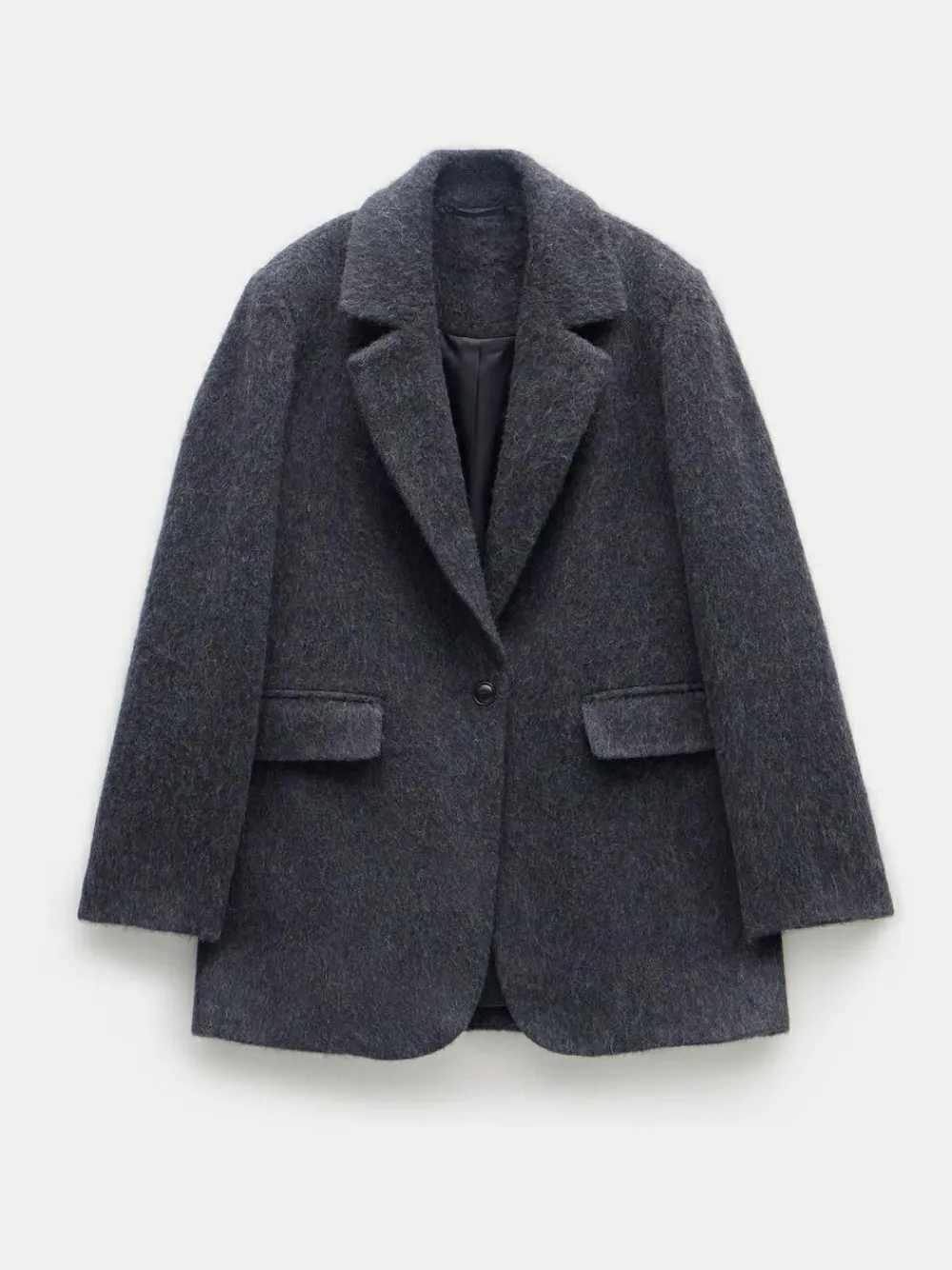 Sale Hush Jayde Italian Wool Blazer Grey Black