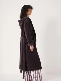 Hush Fluffy Hooded Dressing Gown^Women Bathrobes