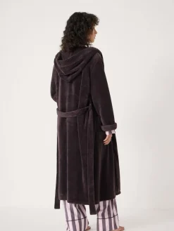 Hush Fluffy Hooded Dressing Gown^Women Bathrobes