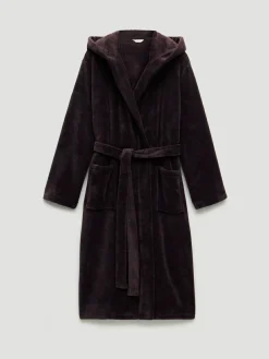 Hush Fluffy Hooded Dressing Gown^Women Bathrobes