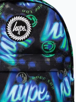 Discount Hype . Boys Blue Electric Smile Iconic Backpack