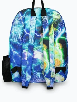 Hype . Boys Blue Iconic Multicolored Lightning Storm Backpack^BOY Bags