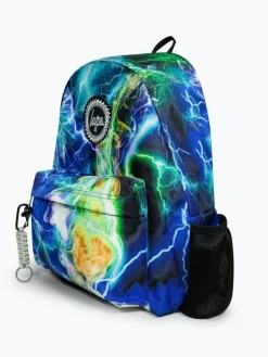 Hype . Boys Blue Iconic Multicolored Lightning Storm Backpack^BOY Bags