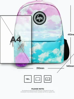 New Hype . Multi Cloud Fade Backpack