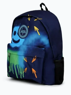 Hype Unisex Navy Spray Smiley Backpack^BOY Bags
