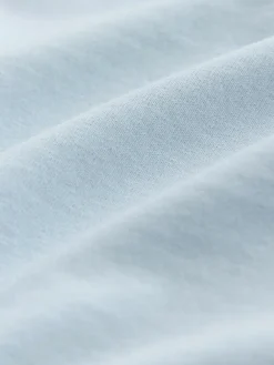 Next Ice Blue Slim Fit Essential Crew Neck Cotton T-Shirt