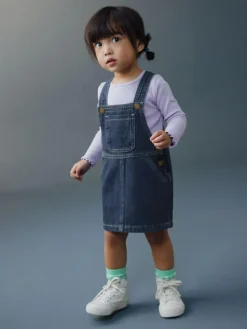 Next Denim Pinafore Dress (3mths-8yrs)^ Dresses