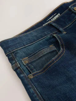 Hot Next Straight Fit Authentic Stretch Denim Jeans Indigo Blue