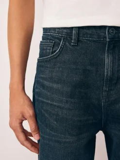 Next Regular Tapered Fit Authentic Stretch Denim Jeans Ink