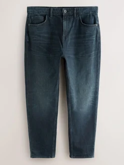 Next Regular Tapered Fit Authentic Stretch Denim Jeans Ink