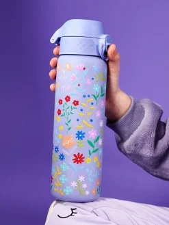 Ion8 Delicate Floral 500ml Insulated Steel Water Bottle^ Branded Kitchenware