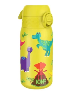 Ion8 Dinosaurs Print 320ml Insulated Steel Water Bottle^ Branded Kitchenware