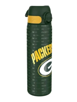 Ion8 Green NFL Packers Steel Water Bottle 600ml^ Branded Kitchenware