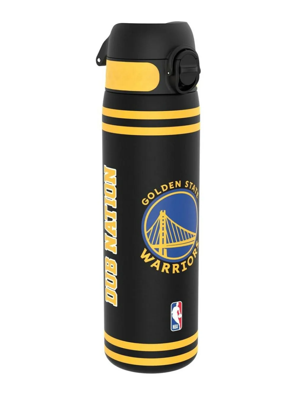 New Ion8 Varsity Water Bottle 500ml Yellow NBA Warriors