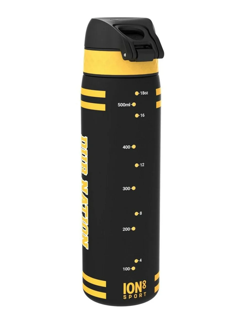 New Ion8 Varsity Water Bottle 500ml Yellow NBA Warriors