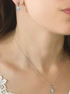 Outlet Ivory & Co Silver Tone Vanderbilt Jewellery Set