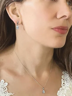 Outlet Ivory & Co Silver Tone Vanderbilt Jewellery Set