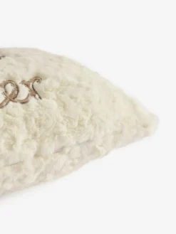 Next Ivory 50 x 30cm Cuddle Corner Slogan Faux Fur Cushion^ Cushions & Throws