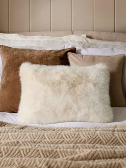 Hot Next Ivory 40 x 59cm Loulou Faux Fur Cushion