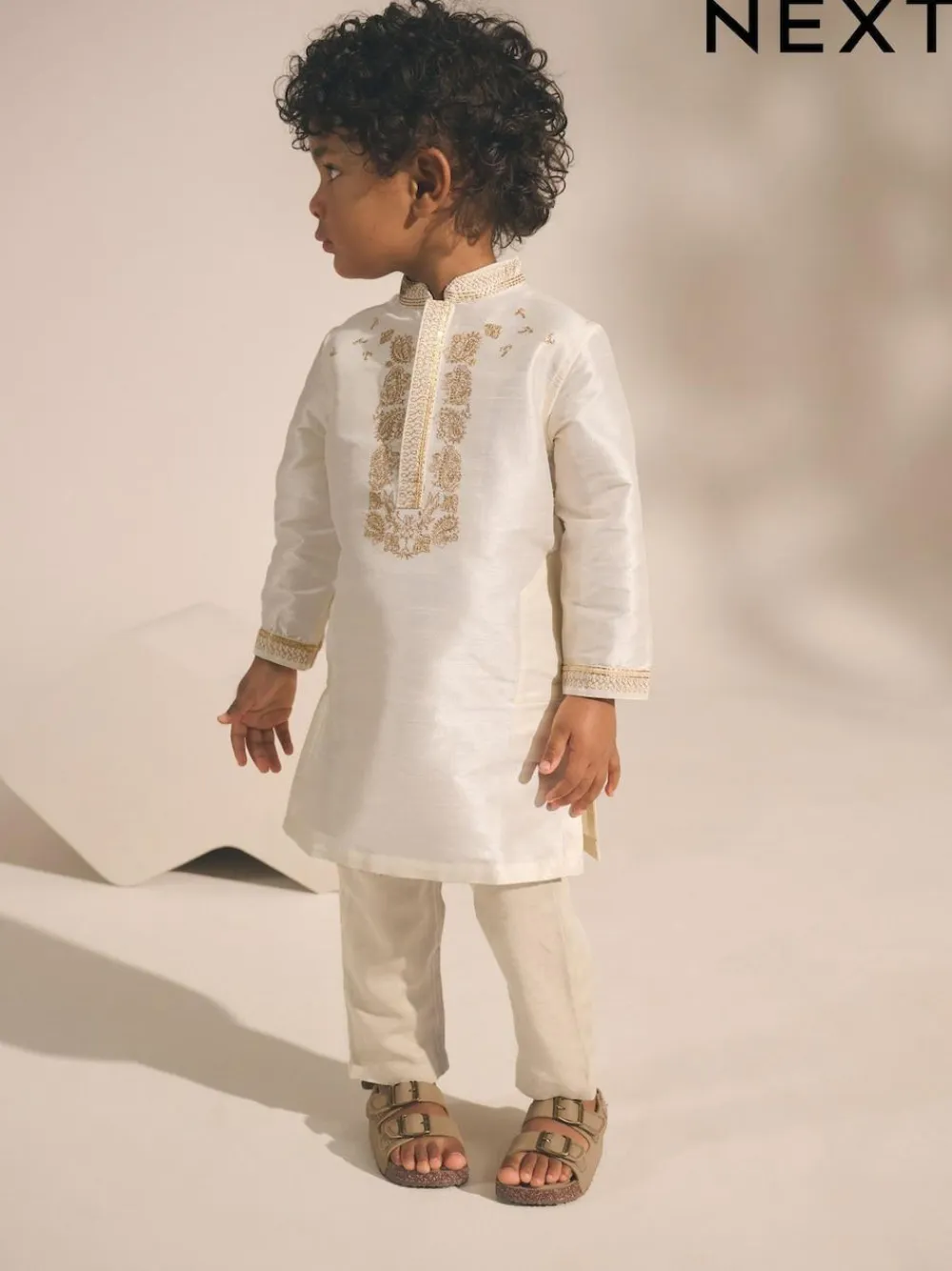 Outlet Next Ivory Eid Kurta (3mths-16yrs)