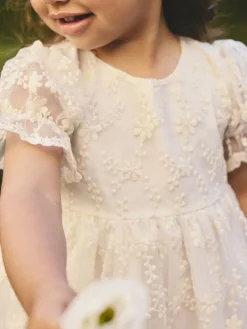 Clearance Next Embroidered Prom Dress (3mths-8yrs) Ivory