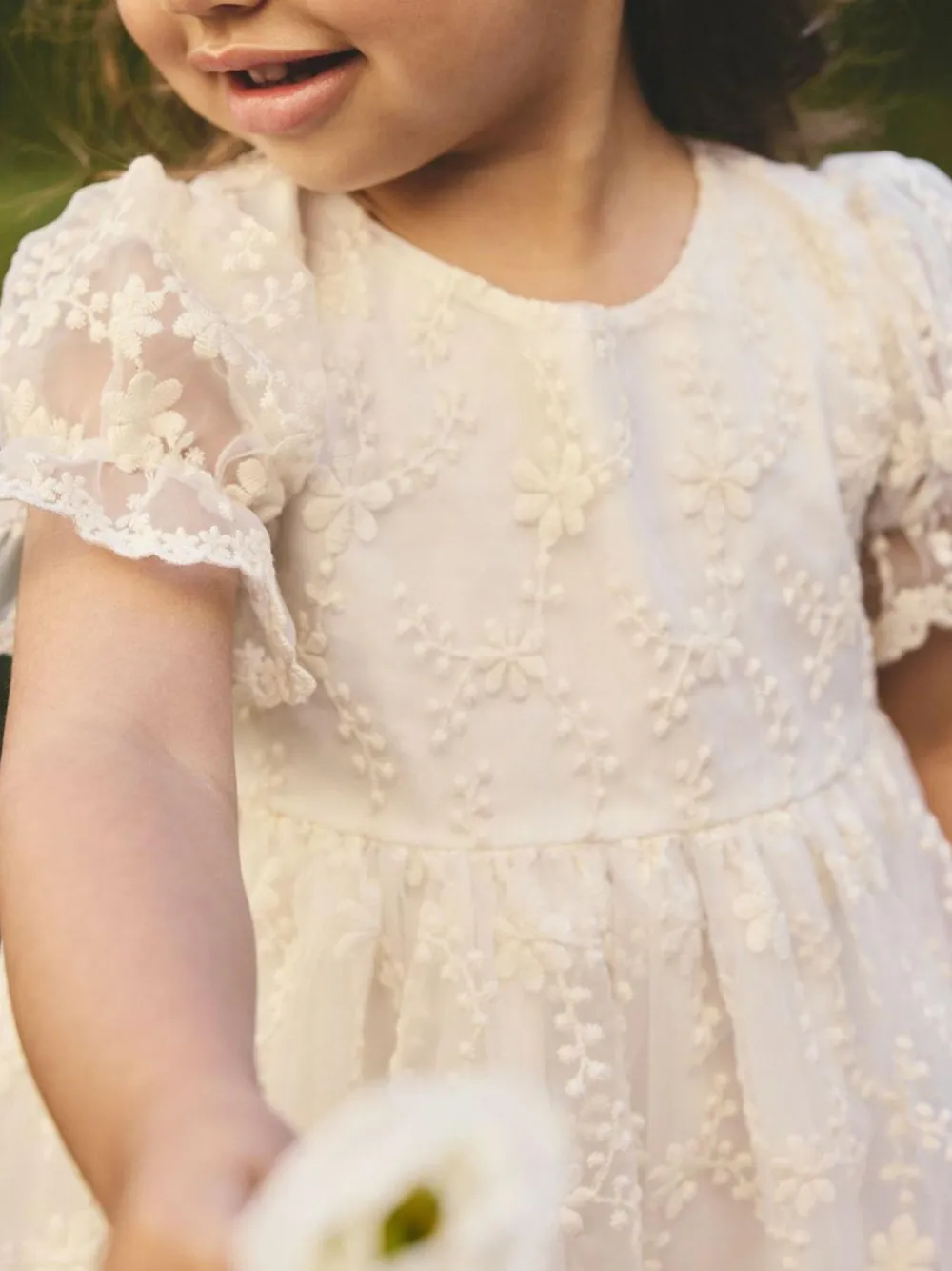 Clearance Next Embroidered Prom Dress (3mths-8yrs) Ivory