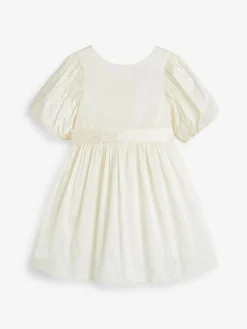Online Next Flower Girl Taffeta Bow Dress (3mths-8yrs) Ivory