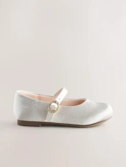 Next Ivory Wide Fit (G) Flower Girl Occasion Mary Jane Shoes^ Shoes