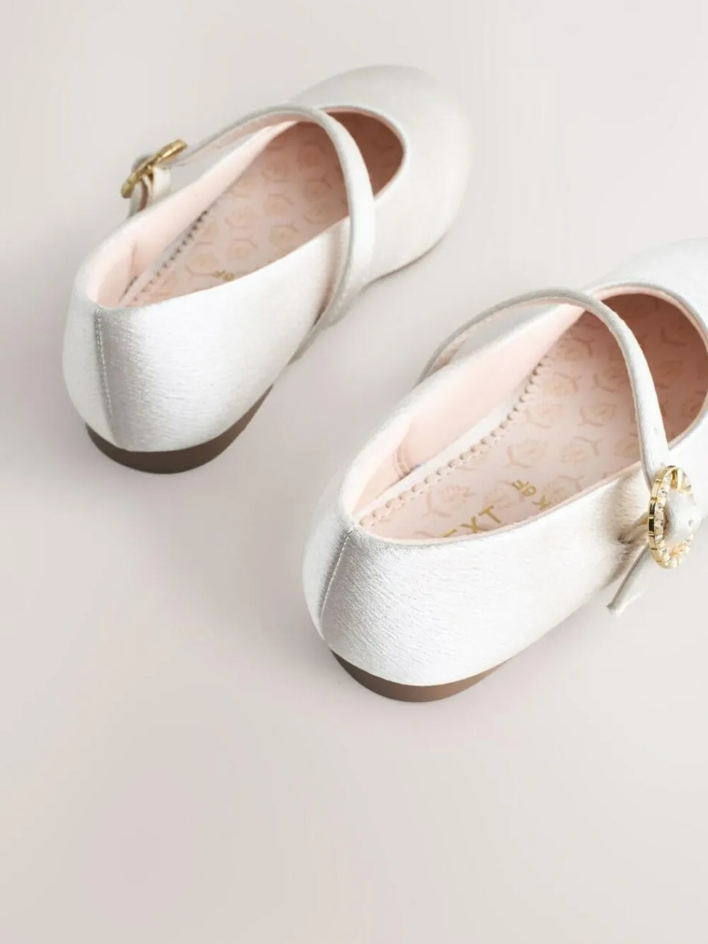 Next Ivory Wide Fit (G) Flower Girl Occasion Mary Jane Shoes^ Shoes