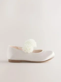 Next Wide Fit (G) Satin Flower Girl Occasion Mary Jane Shoes^ Shoes