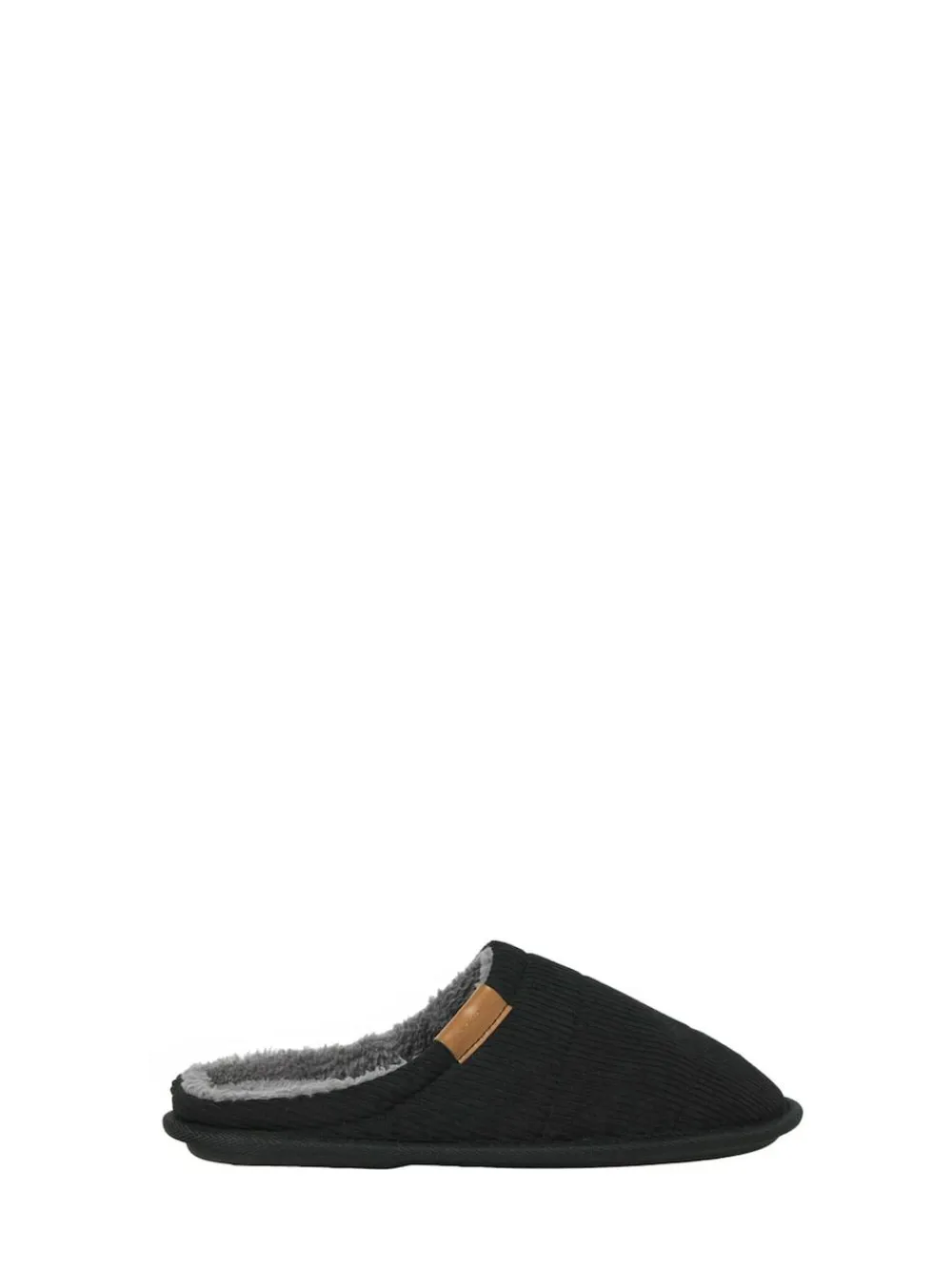 Online JACK & JONES Corduroy Mule Slippers Black