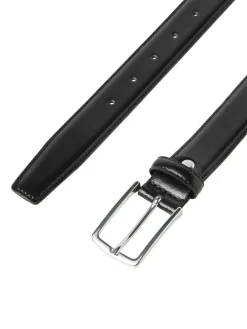 Outlet JACK & JONES Black Leather Belt