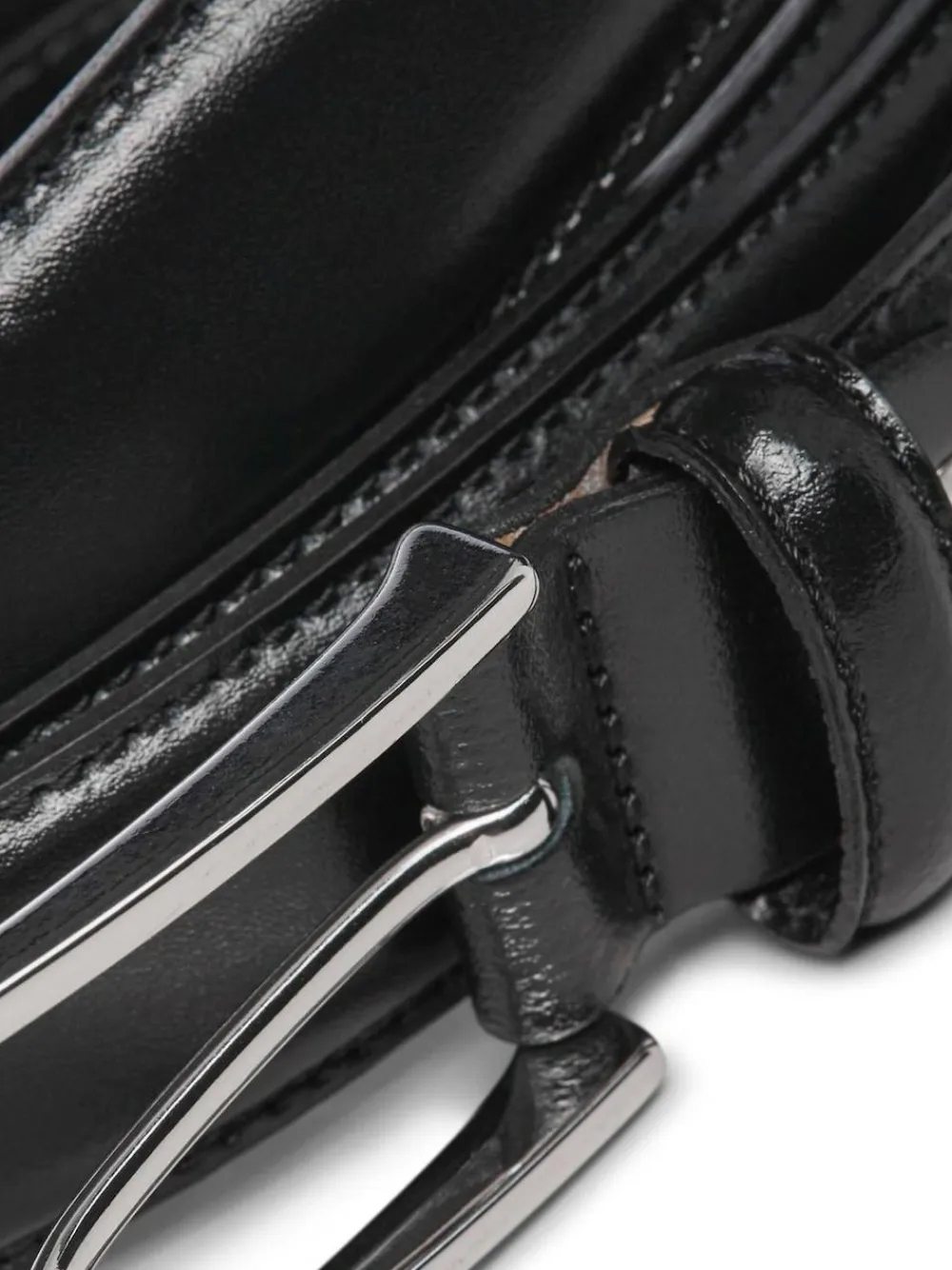 Outlet JACK & JONES Black Leather Belt