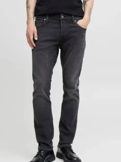 Sale JACK & JONES Black Mike Slim Fit Jeans
