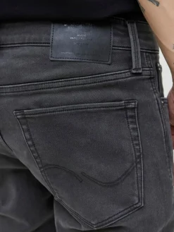 Sale JACK & JONES Black Mike Slim Fit Jeans