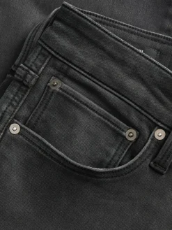 Sale JACK & JONES Black Mike Slim Fit Jeans