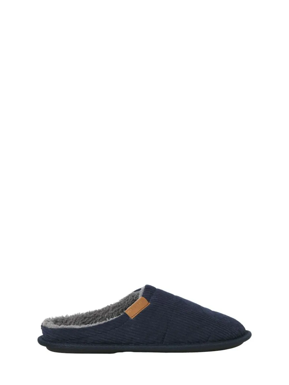 JACK & JONES Corduroy Mule Slippers Blue